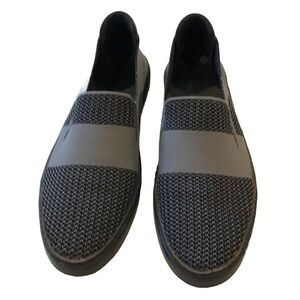 UGG  Sammy Black / Gray Knit Hyper-weave Slip‎ Ons 12